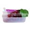 Crisper plastic foodgrade microwave food container with cutlery