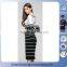 2016 fashion ladies sexy bandage dress stripes bandage dress for women