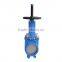 low price flanged manual stem knife gate valve pn25 cast iron din