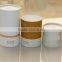 round printed cardboard tube/paper tube/carton tube with lid