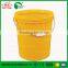 5 gallon plastic construction bucket 20 L plastic white pail