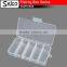 SWH0506C 3 long Blocks Transparent plastic fishing tackle accessories lure box