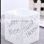 Letter engraved candle holder