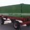 hot sale Euro style tractor use hydraulic 7Ton,heavy duty farm tipping trailer, rear and side tipping with CE