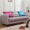 SFA00008 Chesterfield Linen Sofa,2 Seat Sofa With Down Feather Cushion,Hotel Sofa Chair With Linen Fabric