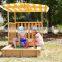 Playhouse Sandbox with Rolling Cover & Pavilion Sandbox