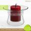 Wholesale Custom Borosilicate Glass Standing Chandelier Candle Holders