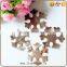 Christmas series natural flowered bark engraving