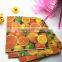 330*330 various designs pulp paper napkin
