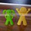 Colorful various shape silicone chopsticks holder for kids