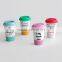 Double Wall Ceramic Coffee To Go Mug for Promotion, Porcelain with Decal Printing& Silicone Lid