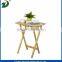 Essential Home Use Furniture Wood Folding Outdoor Table