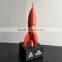Resin rocket sculpture figure decoration