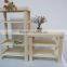 Decoration hot sale wooden Flower Display Shelf