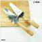 32057 Stainless Steel Steak Cake Pizza Turner With Wooden Handle