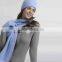 100% pure cashmere pashmina knit knitted knitting lady printed printing scarf