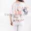 2015 Charming Summer Crew Neck Elbow-length Sleeve Floral Casual Women Dress