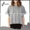 Wholesale women's solid color T-shirt hoodie with hood