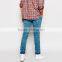 new style boys jeans skinny with all drape style plain jeans