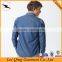 Blue fashion men colored denim shirts