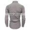 2017 fashion 100%cotton long sleeve stand collar custom men oxford shirt