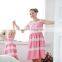 Elegant Lace Embroidered Dresses Mother Daughter Clothes New Summer Dress