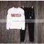 2016 new design clothes without hooded pullover sets