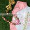 new Girls Spring design short sleeves outfits girls boutique clothing with skirts girls summer sets with accessoreis