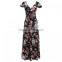 2017 One-piece Dress deep V lastest dress designs