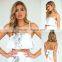 OEM fashion latest ladies two pieces summer sexy beach pants for women summer