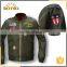 2015 New Arrival Army Green Cheap Custom Made Varsity Jackets