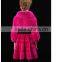 2017 real animal fur woman overcoat knit Rex rabbit fur with fox fur collar