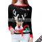 high quality Christmas reindeer knitting pattern pullover sweater jumper for wholesale