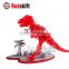 OEM new items Made in China Stiff Hard 3D Felt Puzzle T -Rex