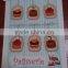 dyed border good quality 100%cotton velour printed kitchen tea towel