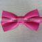 High Quality Solid color red and pink mens Satin Bow Tie