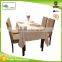 cheap price demask clear polyester tablecloth for wedding