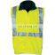 Custom Men fluorescent 3 in 1 Winter Outdoor Wear Waterproof Jacket with reflective tapes