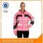 2017 China supplier custom EN20471 pink reflective safety jacket