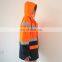 Orange MEN Jackets Polar Fleece Reflective Safety Jacket