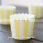 Vertical stripe design with colors paper mini cake cup / bake cup/ muffin cases birthday wedding party decoration souvenirs