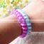 Assorted colors rubber telephone line hair elastic
