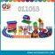 Fashion Animal World Rail Train Toy Connecting Plastic Building Blocks