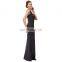 Kate Kasin Beaded Sleeveless Round Neck Hollowed Shoulders Ball Gown Evening Prom Party Dress KK001026-1