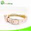 Diamond leather dog leash for pet dog with collar