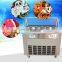 Best rolled double flat pan fried ice cream machine,fry ice pan machine with best quality