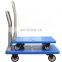 Household Mute folding cart/Stainless steel plate barn carrying Trolley