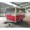 2018 Best selling cheap hot dog cart gyros food trailer
