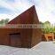 Corten Steel Sculpture Decoration for Museum Buildings