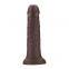 Strap-on Silicone Dildo Simple Silicone Dildo without ballsSex Adjustable Harness Black gold dildo